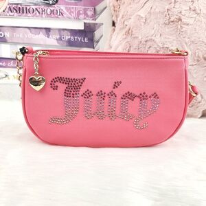 TikTok {Juicy Couture} Pink Rhinestone Shoulder Bag Purse